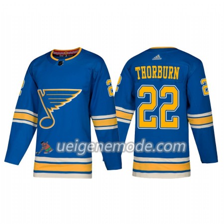 Herren Eishockey St. Louis Blues Trikot Chris Thorburn 22 Adidas Alternate 2018-19 Authentic